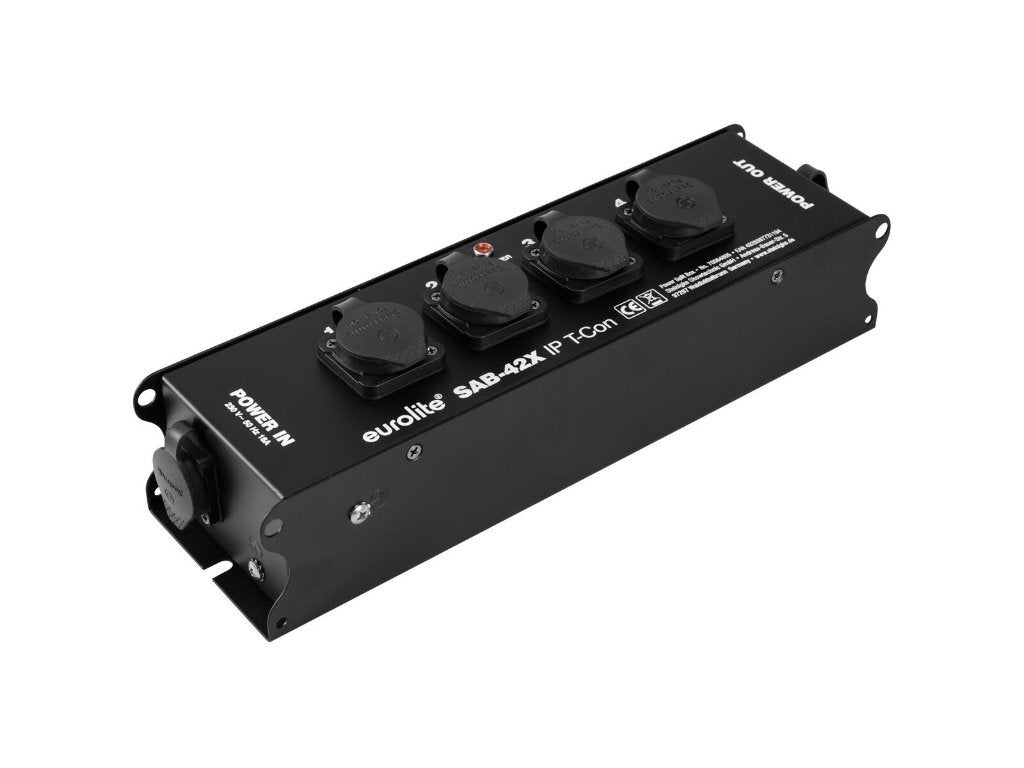 EUROLITE SAB-42X IP T-Con Power Split Box, Geluidgestuurd, ., Overige typen, Nieuw
