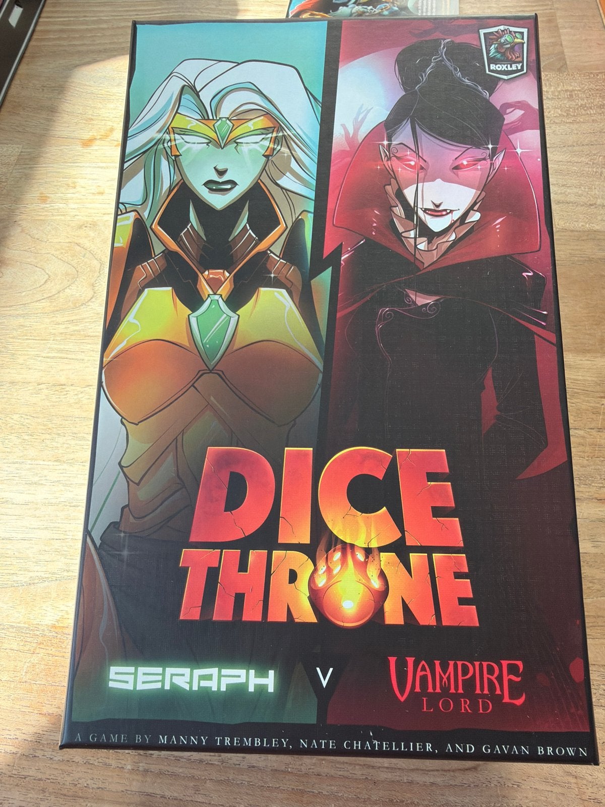 Dice Throne: Seraph vs Vampire Lord - Bordspel, Een of twee spelers, Ophalen of Verzenden, Zo goed als nieuw