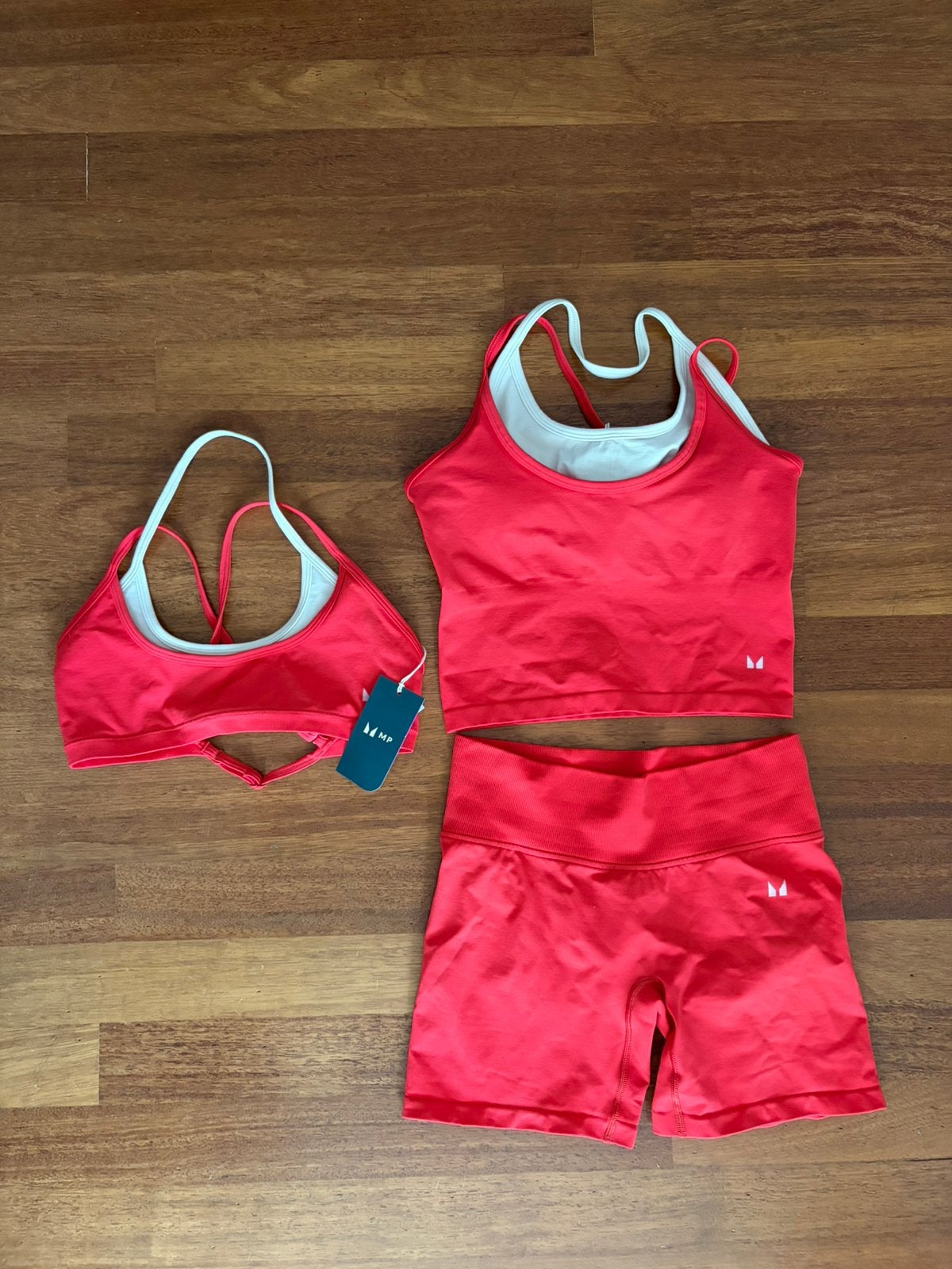Sportsetje rood, Kleding | Dames, Sportkleding, Verzenden, Nieuw, Fitness of Aerobics, Maat 36 (S)