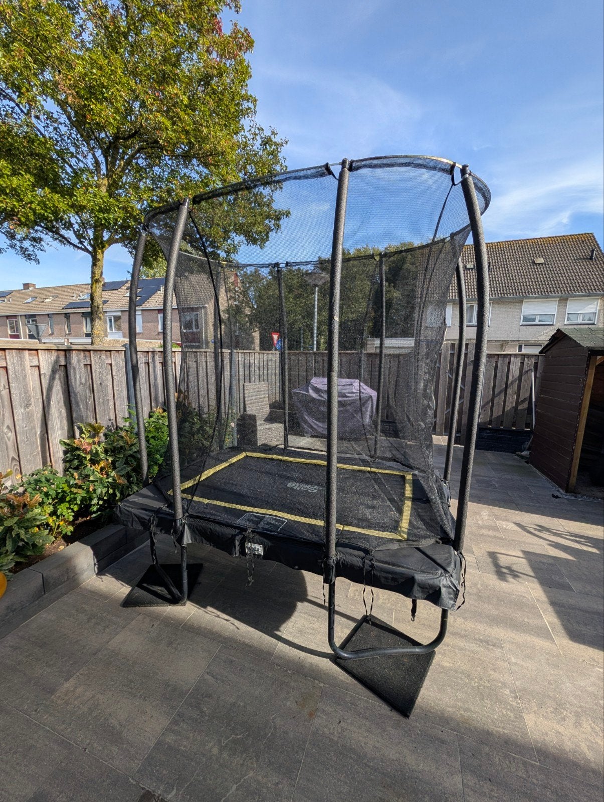 Salta Junior/Comfort Edition trampoline 214x153cm, Ophalen, Gebruikt