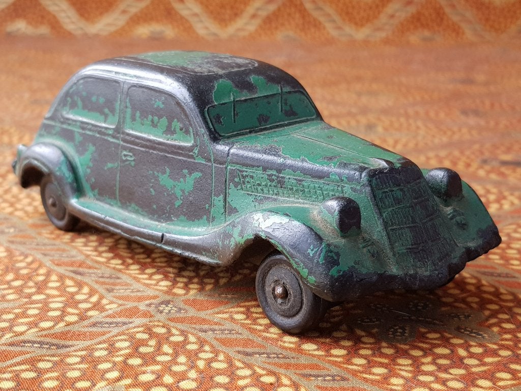 Zeldzame oude Ford Tudor modelauto uit Amerika 13 cm., Ophalen of Verzenden