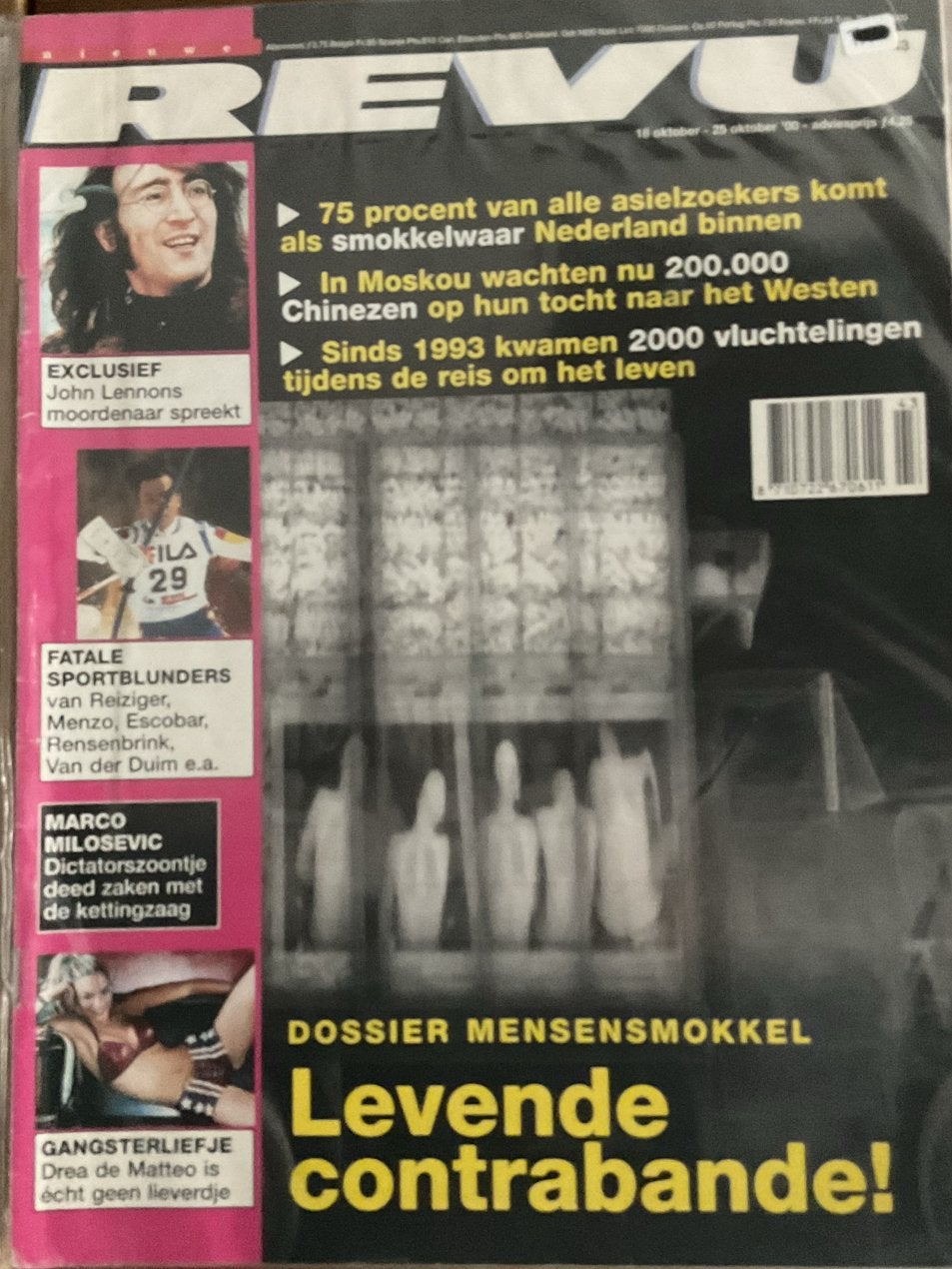 Revu Magazine - John Lennon - Dossier Mensensmokkel, Boeken, Verzenden, Gelezen, Overige typen