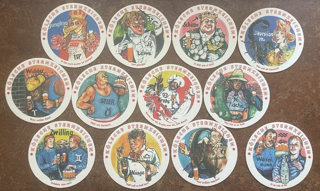 Reissdorf Serie - Kölsche Sternzeichen von 2010, Verzamelen, Biermerken, Ophalen of Verzenden, Nieuw, Viltje(s), Overige merken