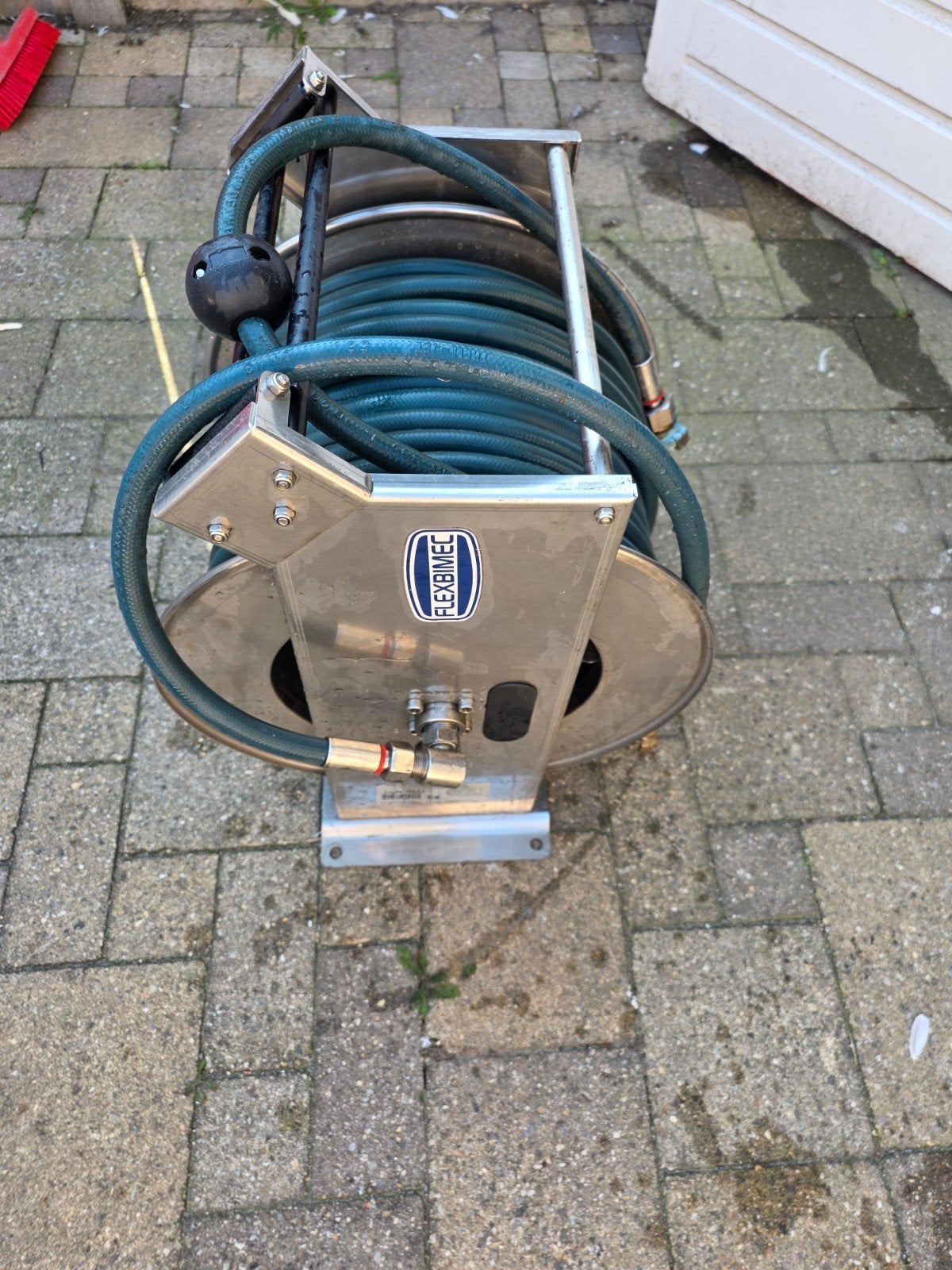Automatische RVS Hogedruk Haspel ZGAN, Ophalen, Zo goed als nieuw