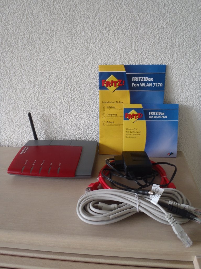Fritzbox WLAN 7170, Computers en Software, Routers en Modems, Ophalen of Verzenden, Gebruikt, Router, Fritz!Box