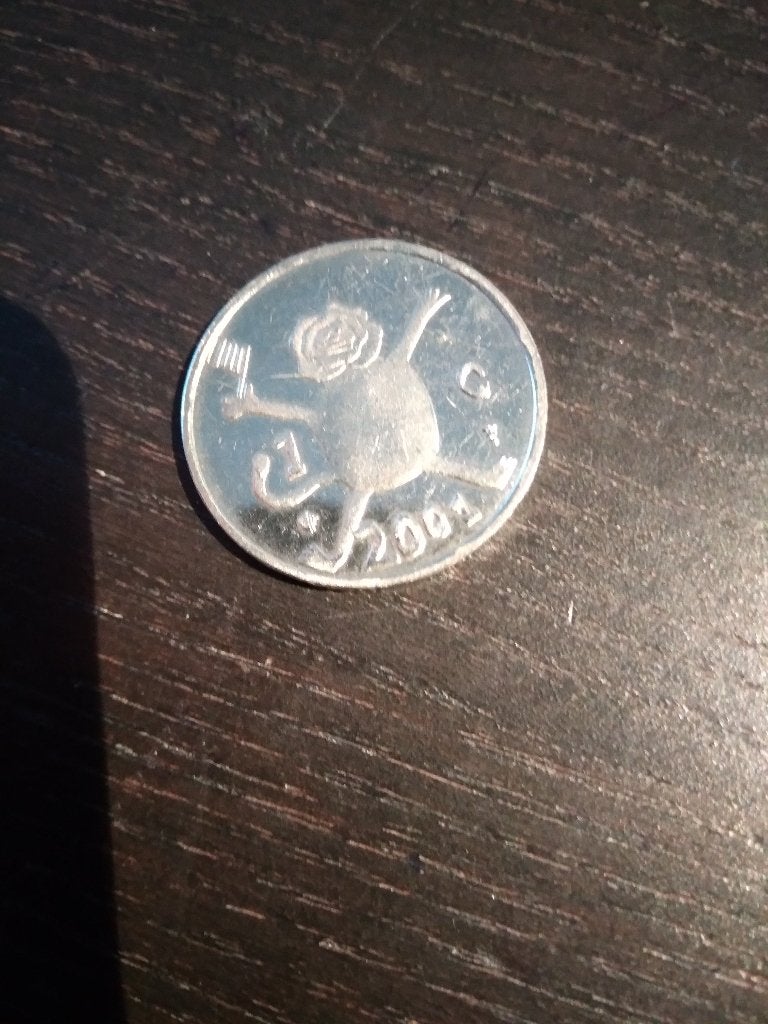 Nederlandse 1 gulden munt Koningin Beatrix 2001, Postzegels en Munten, Munten | Nederland, Verzenden, Koningin Beatrix, 1 gulden