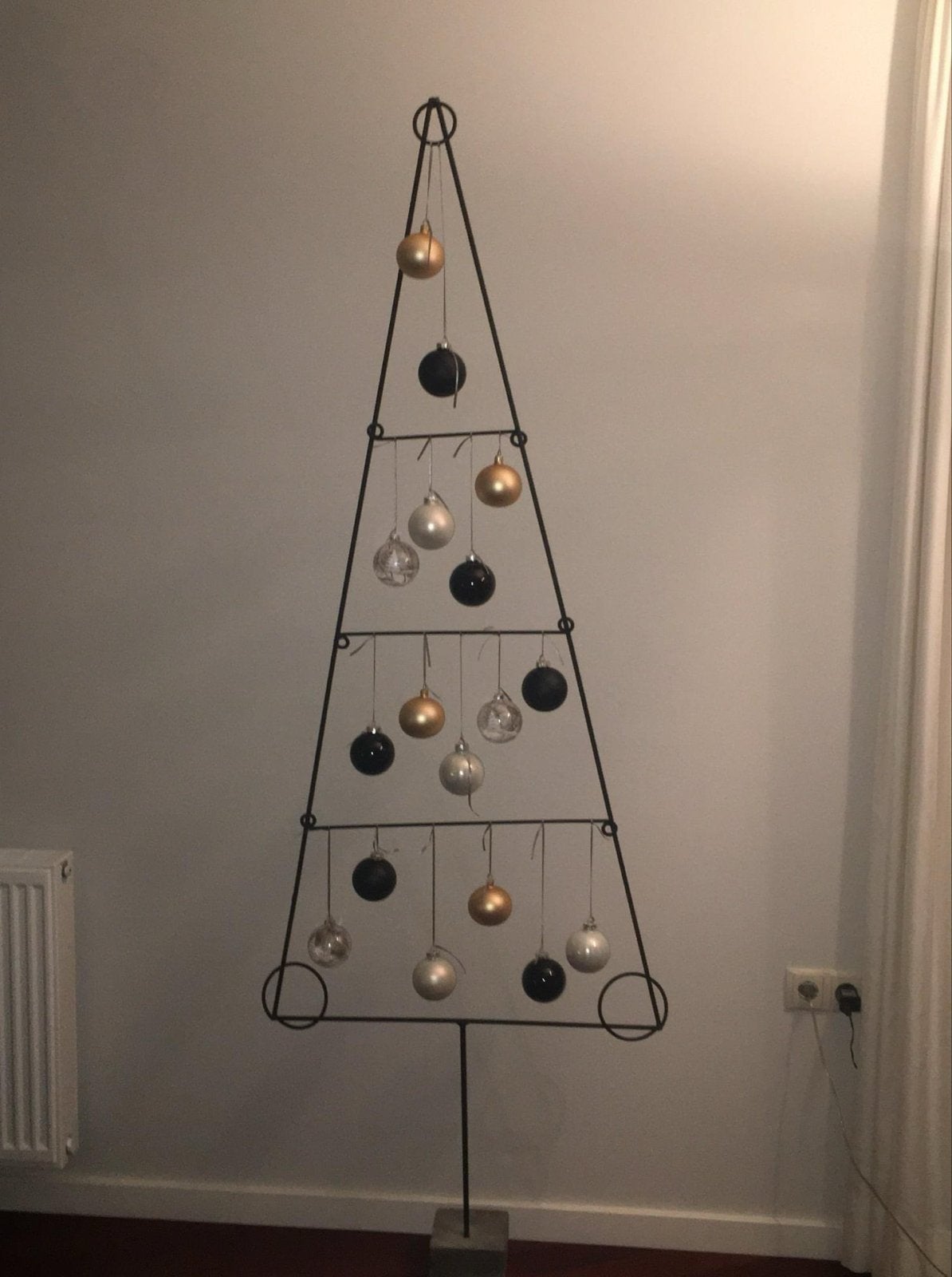 Handgemaakte ijzeren kerstboom 2m hoog, Diversen, Kerst, Ophalen, Nieuw