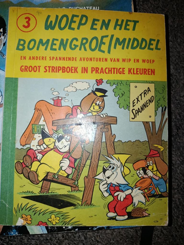 Woep en het Bomengroeimiddel - Groot Stripboek, Boeken, Stripboeken, Eén stripboek, Ophalen of Verzenden, Gelezen, Duchateau