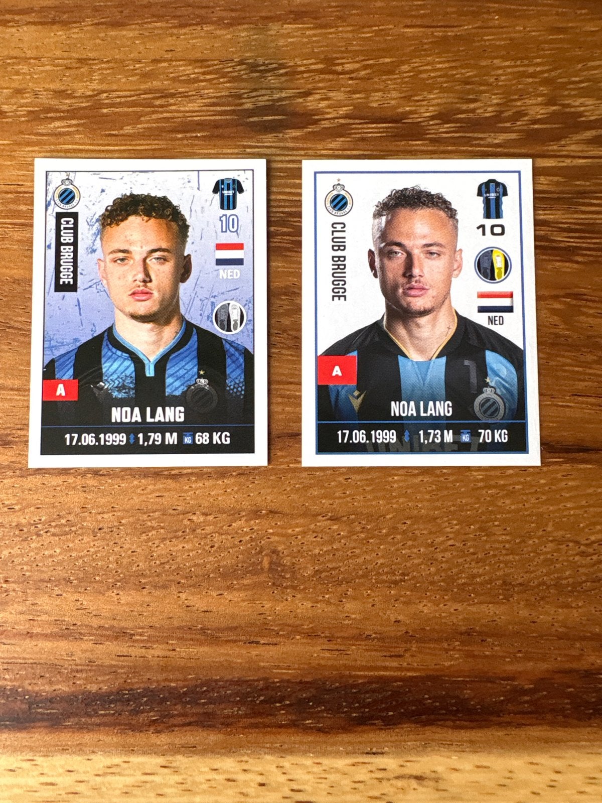 Panini Pro League Noa Lang Stickers - Club Brugge, Ophalen of Verzenden, Nieuw, Stickers en Plaatjes