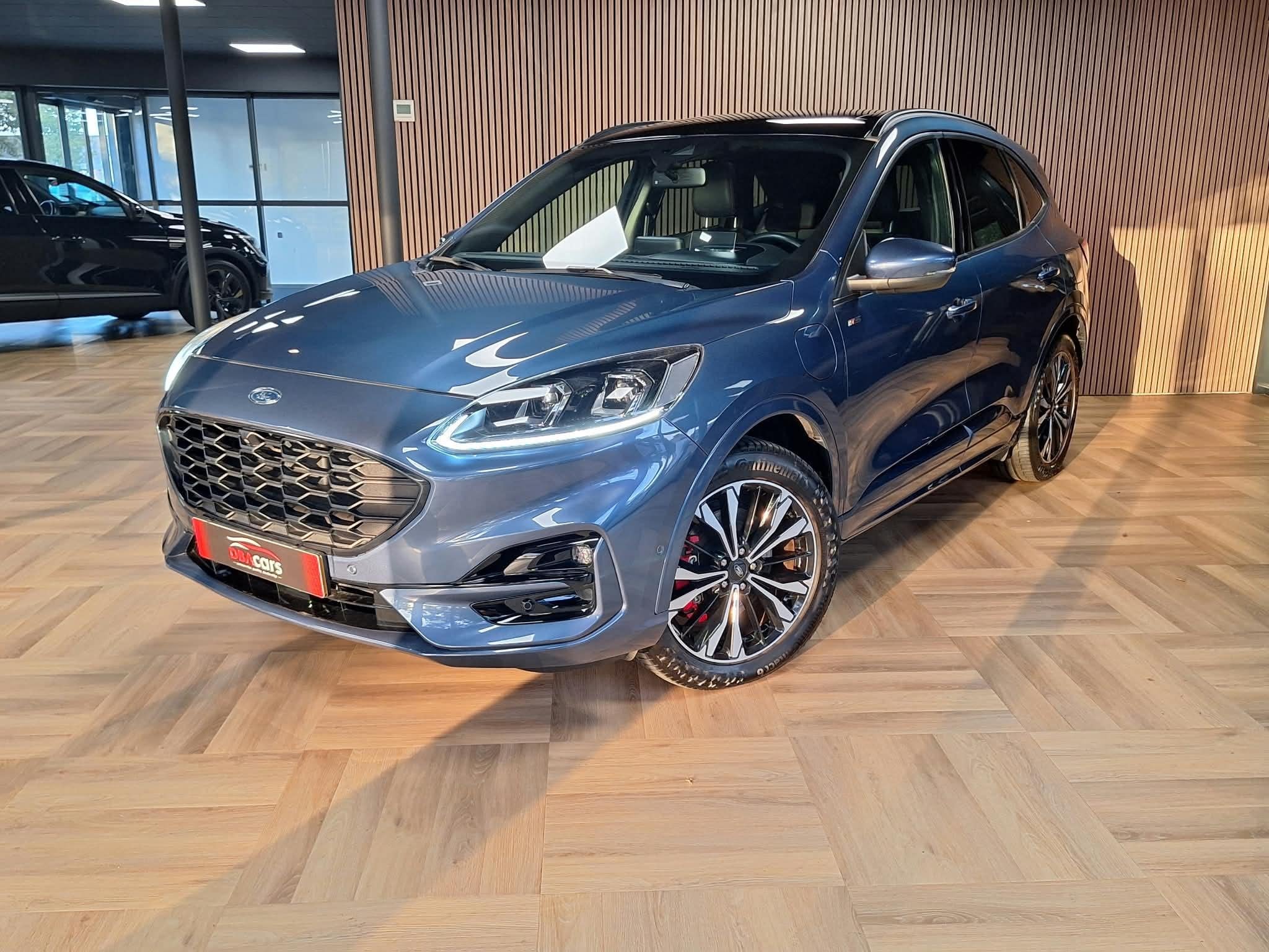 Ford Kuga 2.5 PHEV ST-line Vignale Pano/Trekh/ACC/HUD, Auto's, Dealer onderhouden, 14 kWh, Gebruikt, Euro 6