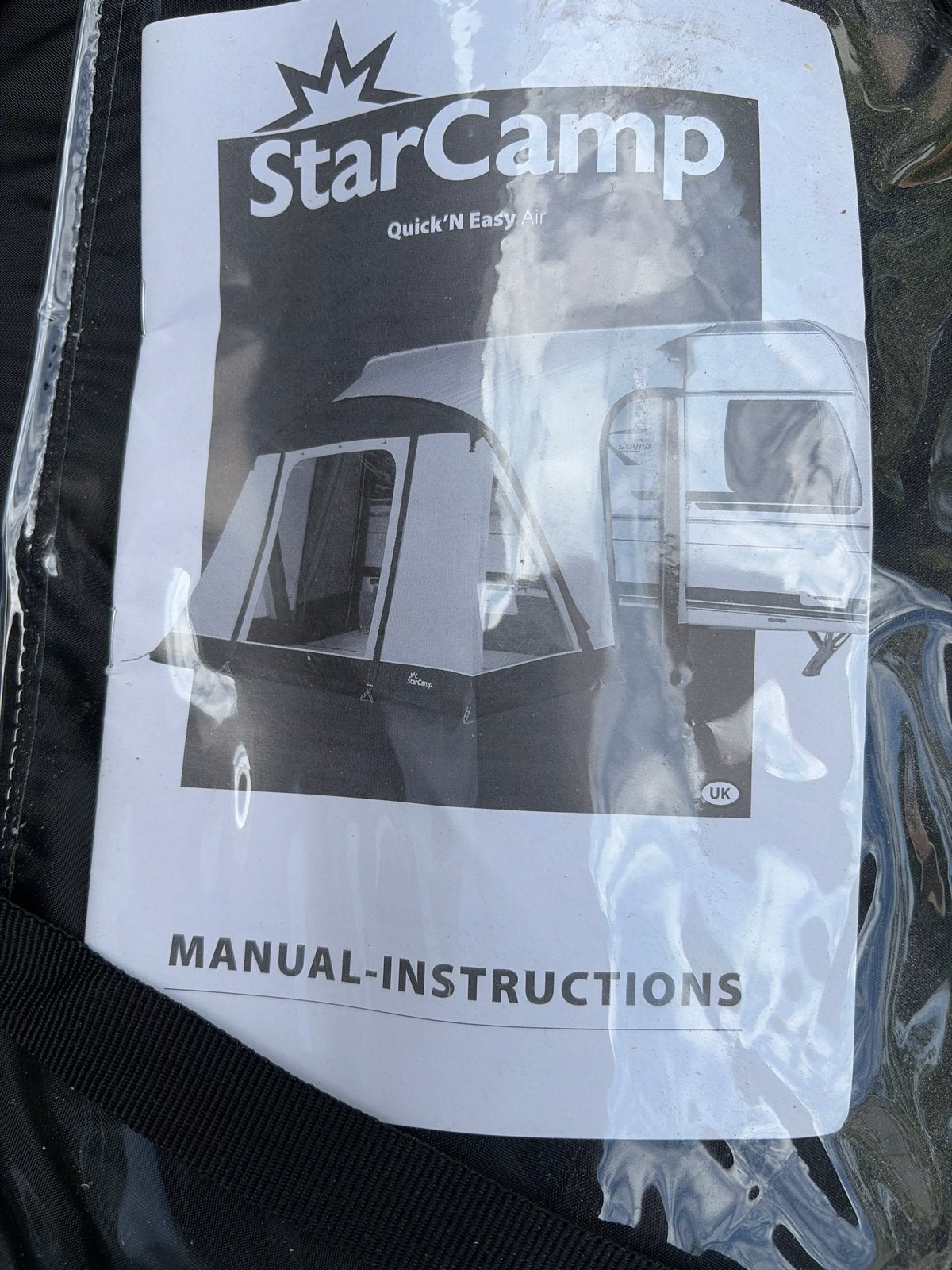 Starcamp Quick'N Easy Air 225 opblaasbare voortent, Ophalen, Zo goed als nieuw