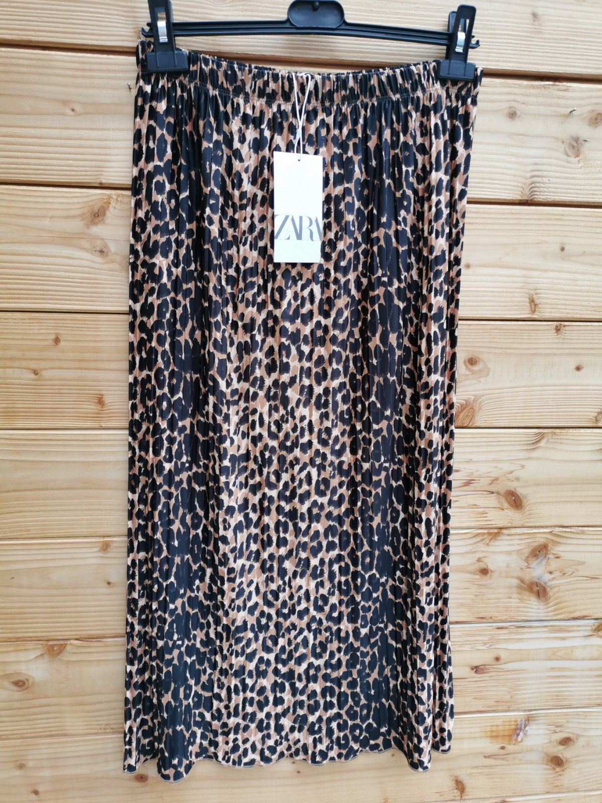ZARA plisserok met dierenprint mt. M, Maat 38/40 (M), Bruin, Verzenden, Zara