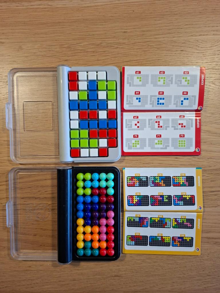 2 IQ Puzzler/ Focus spelletjes, Ophalen of Verzenden, Minder dan 500 stukjes, Zo goed als nieuw, Overige typen
