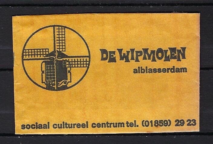 881 Alblasserdam DE WIPMOLEN, Ophalen of Verzenden, Nederland