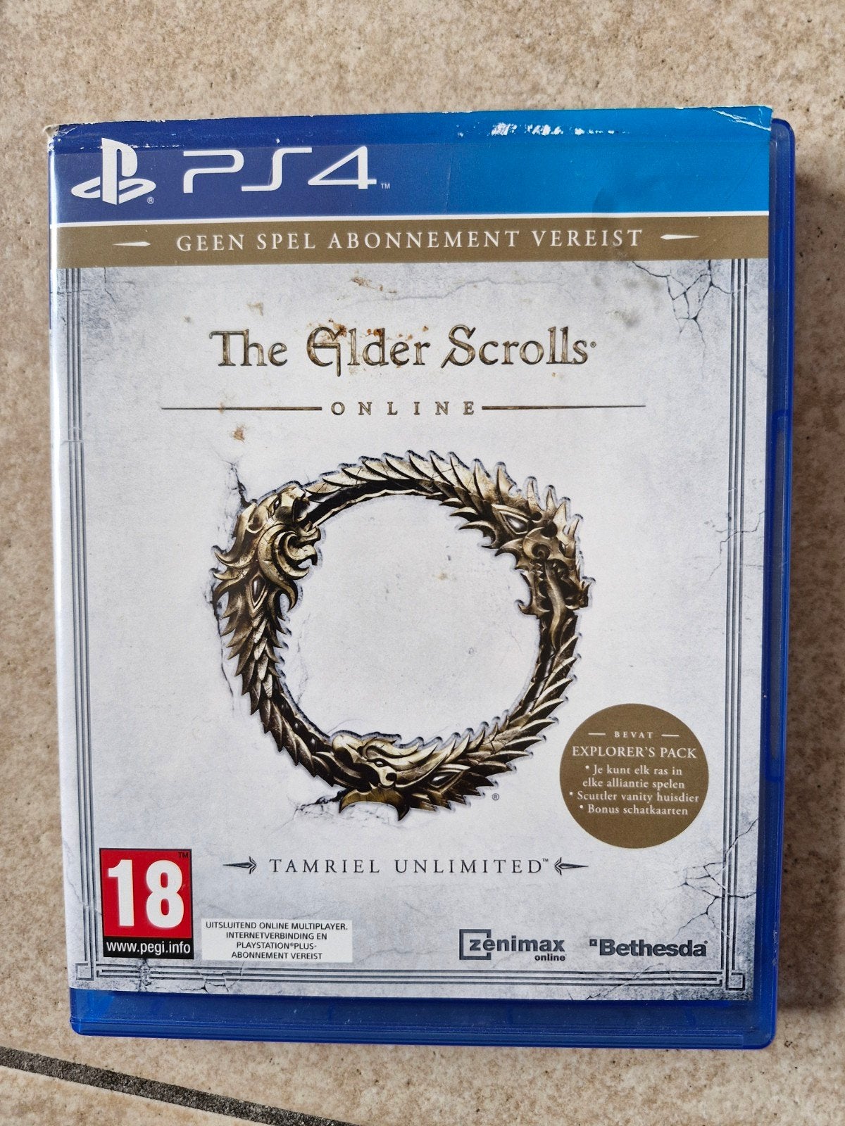 psp4 spel The Elder Scrolls  Krasvrij, Avontuur en Actie, Vanaf 18 jaar, 1 speler, Ophalen of Verzenden