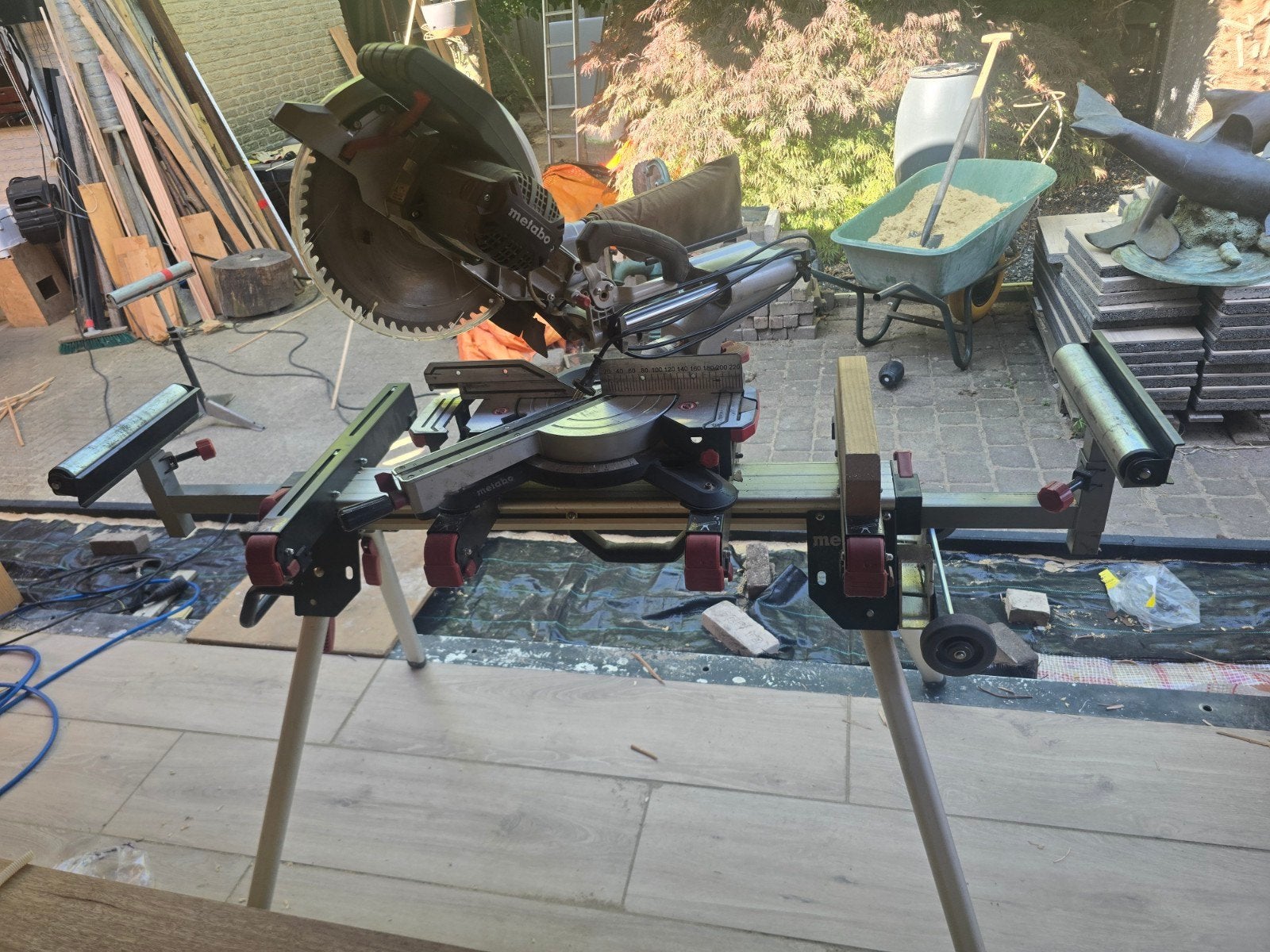 Metabo KGS 305M  afkortzaag, 30 cm blad, Doe-het-zelf en Verbouw, Gereedschap | Zaagmachines, Ophalen, 70 mm of meer, Zo goed als nieuw