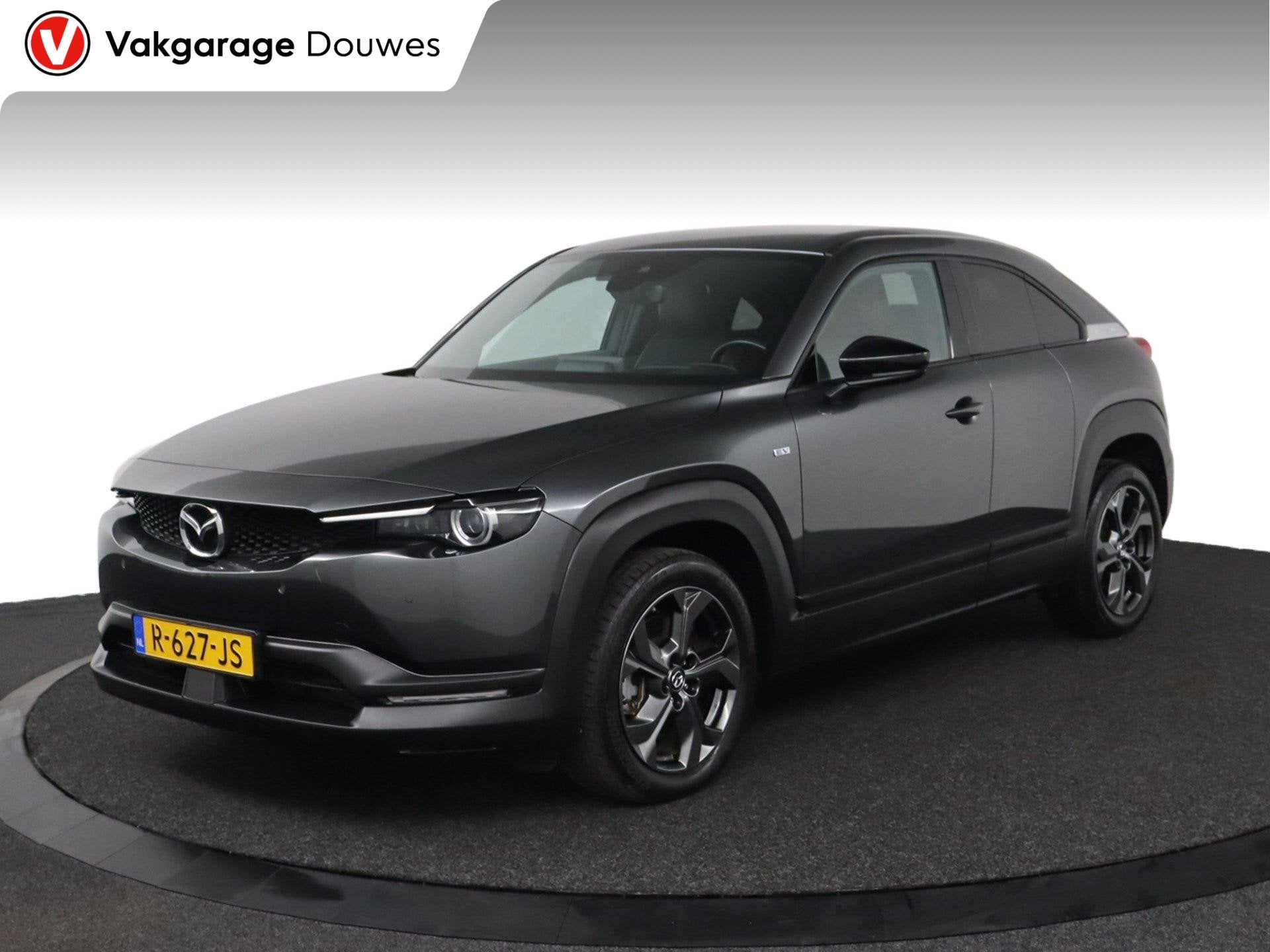 Mazda MX-30 e-SkyActiv EV 145 Advantage 36 kWh |NAP|1e eigen, Auto's, Mazda, 145 pk, Gebruikt, Zwart, Leder en Stof