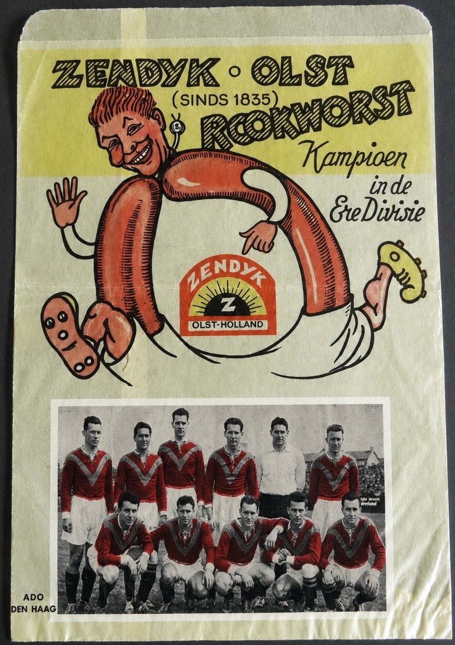 Zendyk Olst Rookworst zakjes ADO Den Haag Holland Sport, Ophalen, Gebruikt, Overige binnenlandse clubs, Poster, Plaatje of Sticker