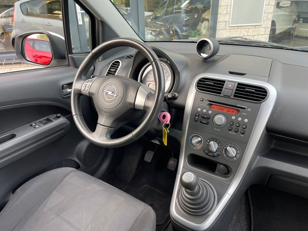 Opel Agila 1.2 Edition Airco Nieuwe apk Beurt (bj 2009), 86 pk, 4 cilinders, 965 kg, Wit