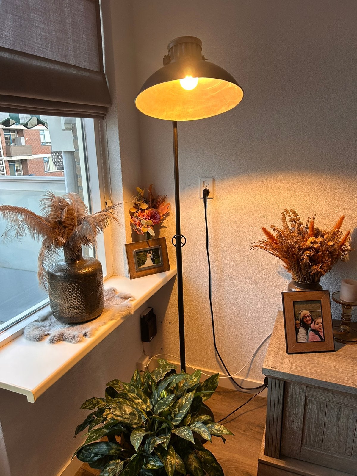 Vloerlamp industrieel, Ophalen, Zo goed als nieuw, 150 tot 200 cm