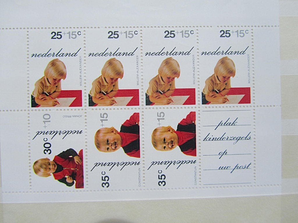 vel kinderpostzegels  type 5, Ophalen of Verzenden, Postfris