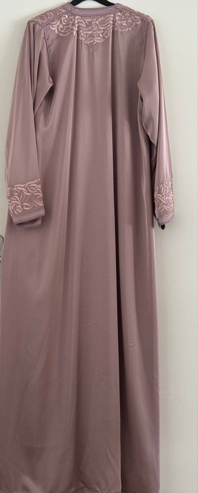 Caftan Abaya met Gedetailleerd Borduurwerk, Kleding | Dames, Paars, Zo goed als nieuw, Onder de knie, Ophalen