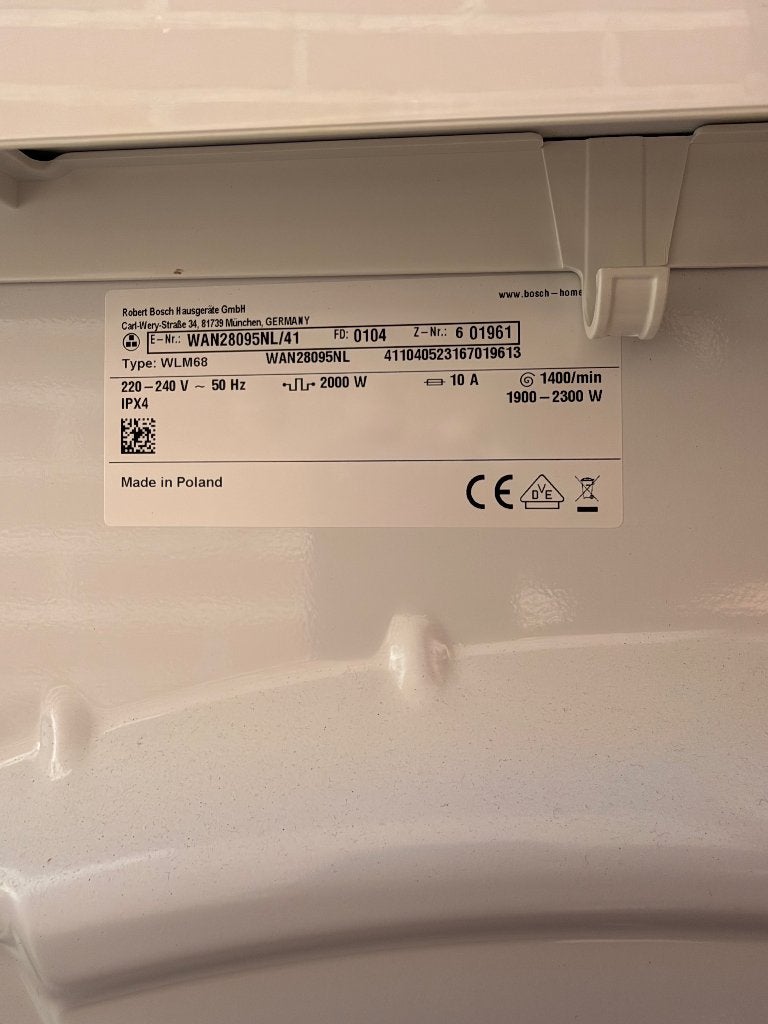 Foto 6 van Bosch Serie 4 wasmachine 7 kg 1400 toeren – AquaStop