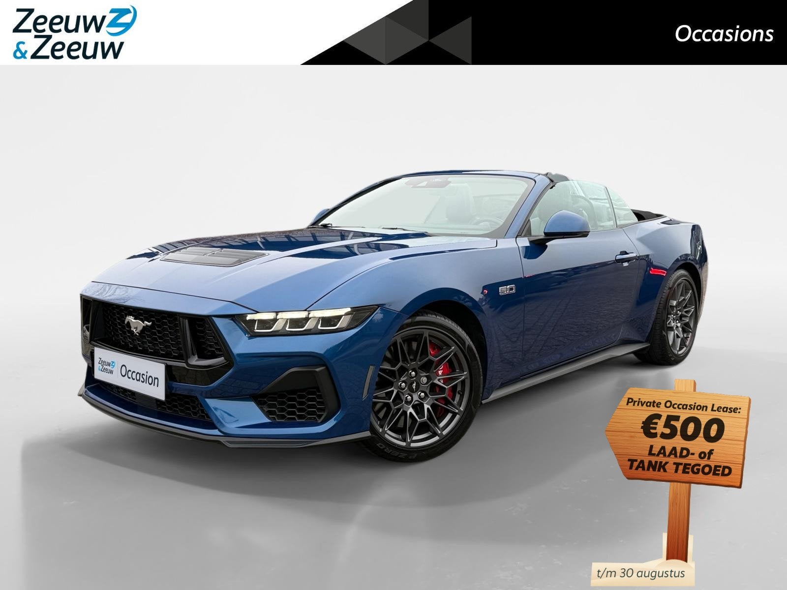 Ford Mustang 5.0 Ti-VCT V8 GT | CABRIOLET | Adaptive Cruise, Auto's, Automaat, 12 maanden, Bedrijf, Start-stop-systeem