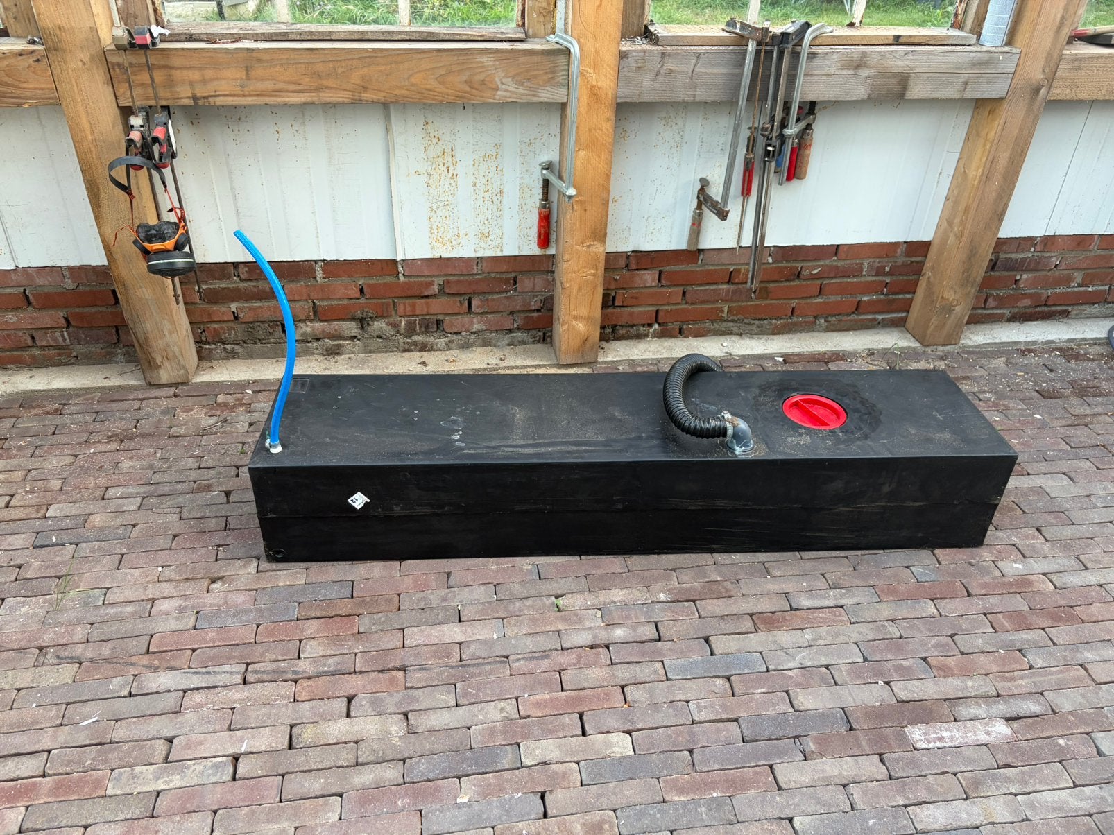 Watertank voor camper, Ophalen