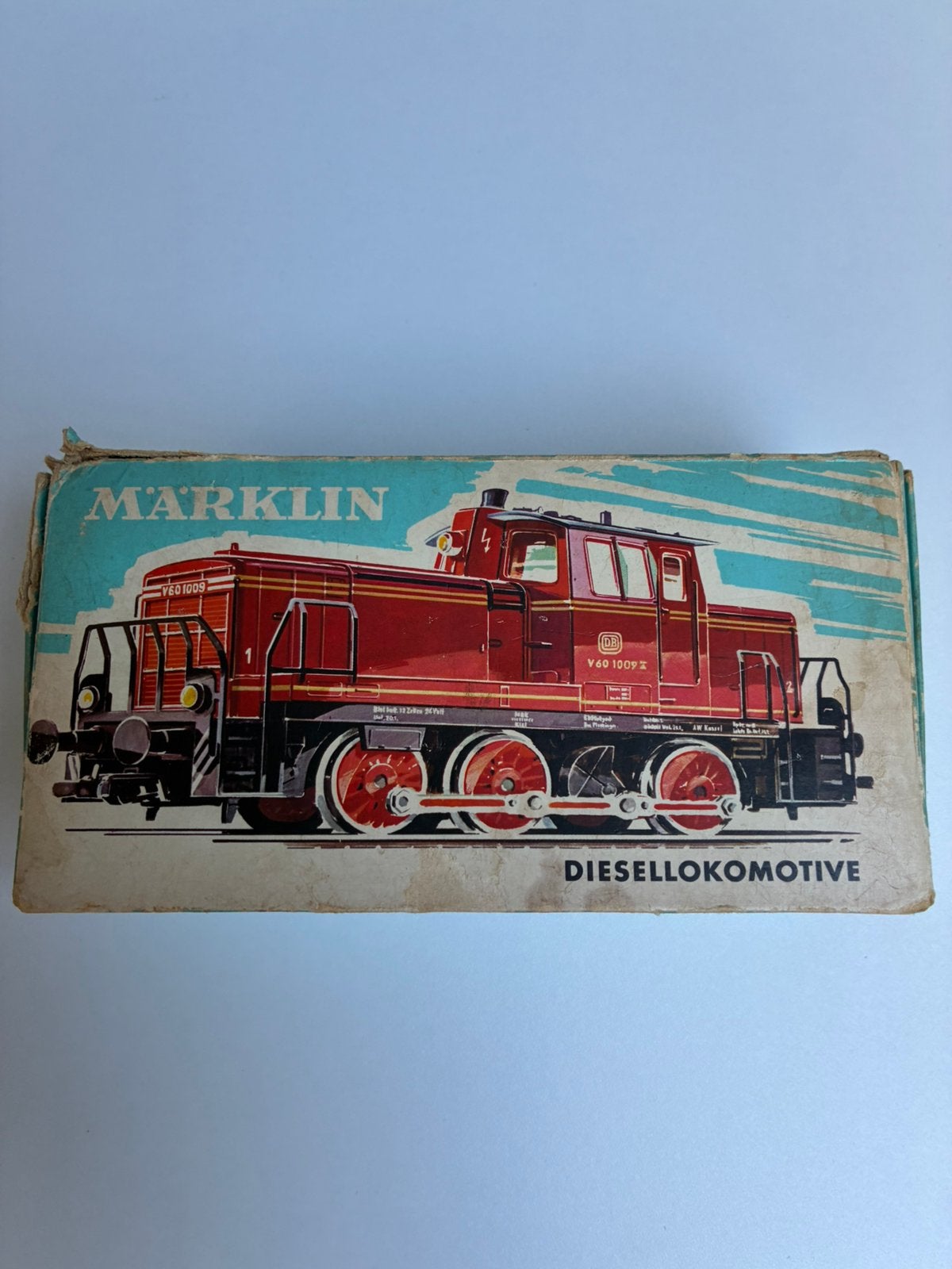 Marklin HO 3065 V60 1179 Diesellocomotief DB, Wisselstroom, Locomotief, Ophalen of Verzenden, Märklin