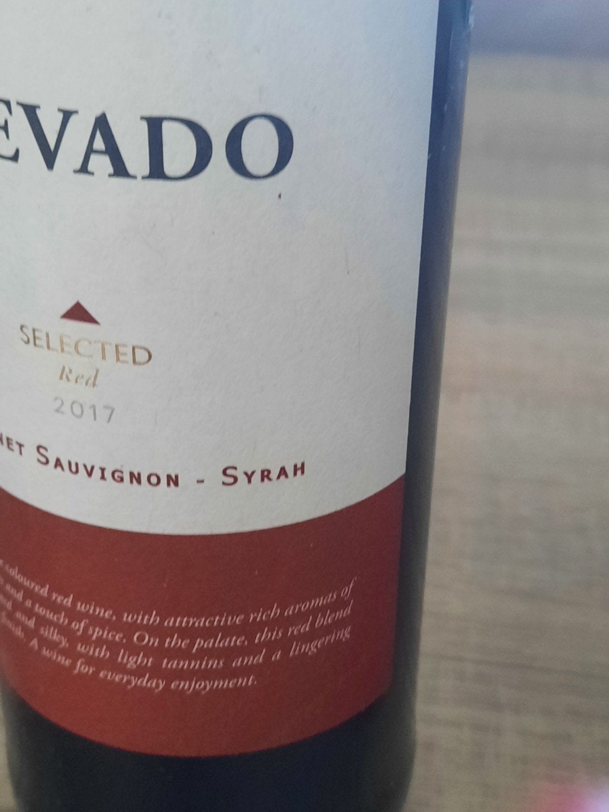 Nevado Selected Red 2017 Cabernet Sauvignon - Syrah, Ophalen, Nieuw, Rode wijn