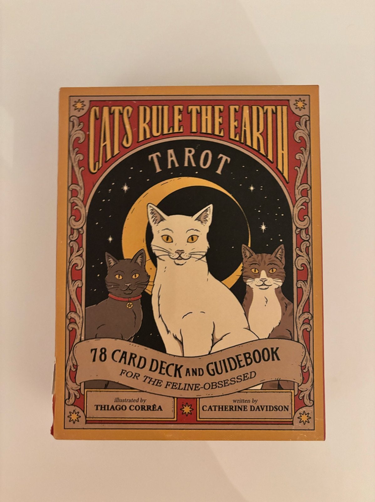 Cats Rule the Earth Tarotkaarten - 78 kaarten en gids, Ophalen of Verzenden, Zo goed als nieuw, Tarot of Kaarten leggen, Overige typen