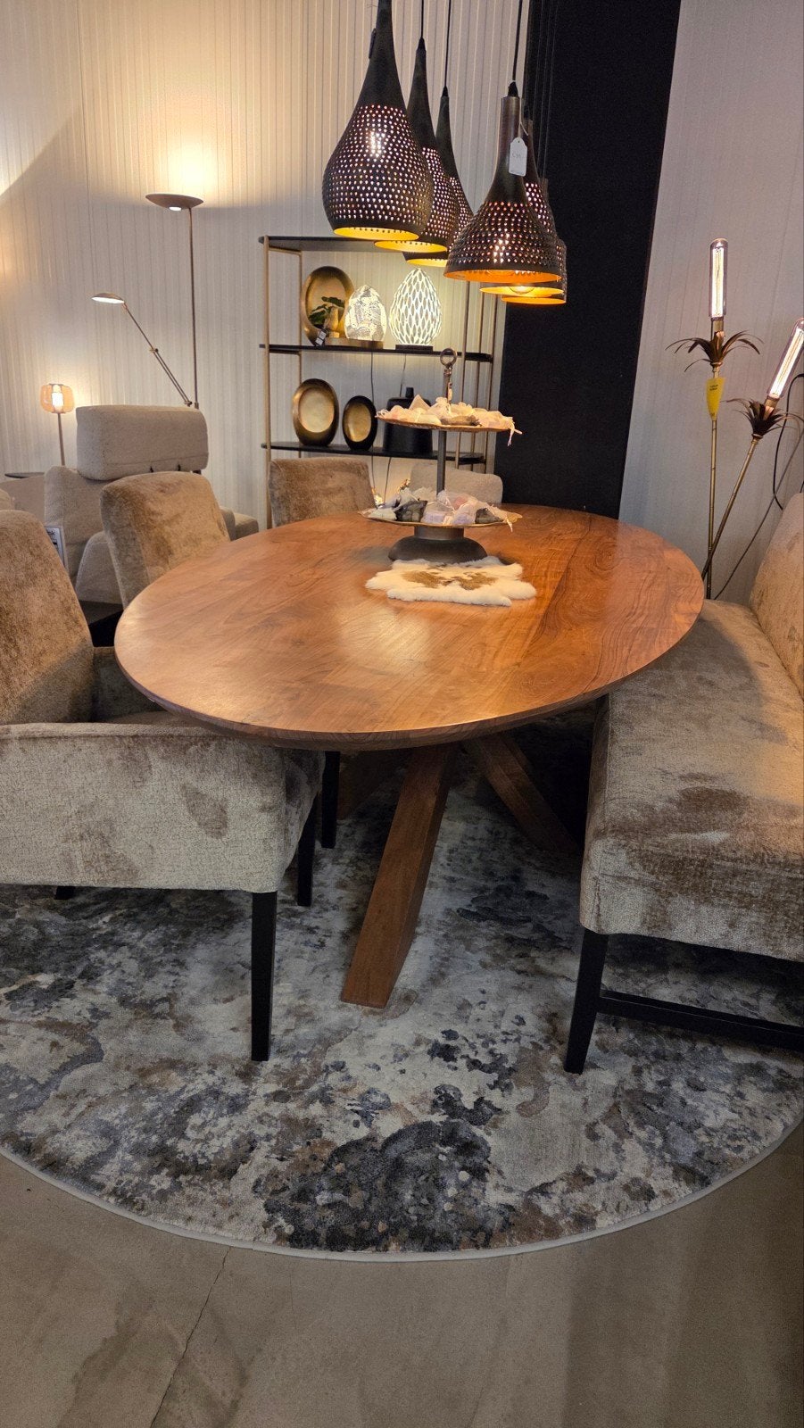 Ovale eettafel 270x120cm, Ophalen, Ovaal, 200 cm of meer, 100 tot 150 cm