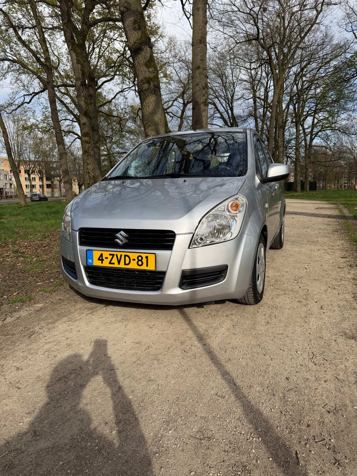Suzuki Splash 1.2 Automaat airco 2009 Grijs 132000KM, Stof, 40 €/maand, 4 cilinders, Grijs