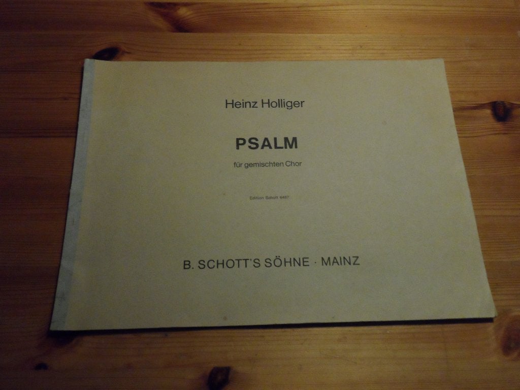 Psalm - heinz holliger, Ophalen of Verzenden, Artiest of Componist, Religie en Gospel, Koor