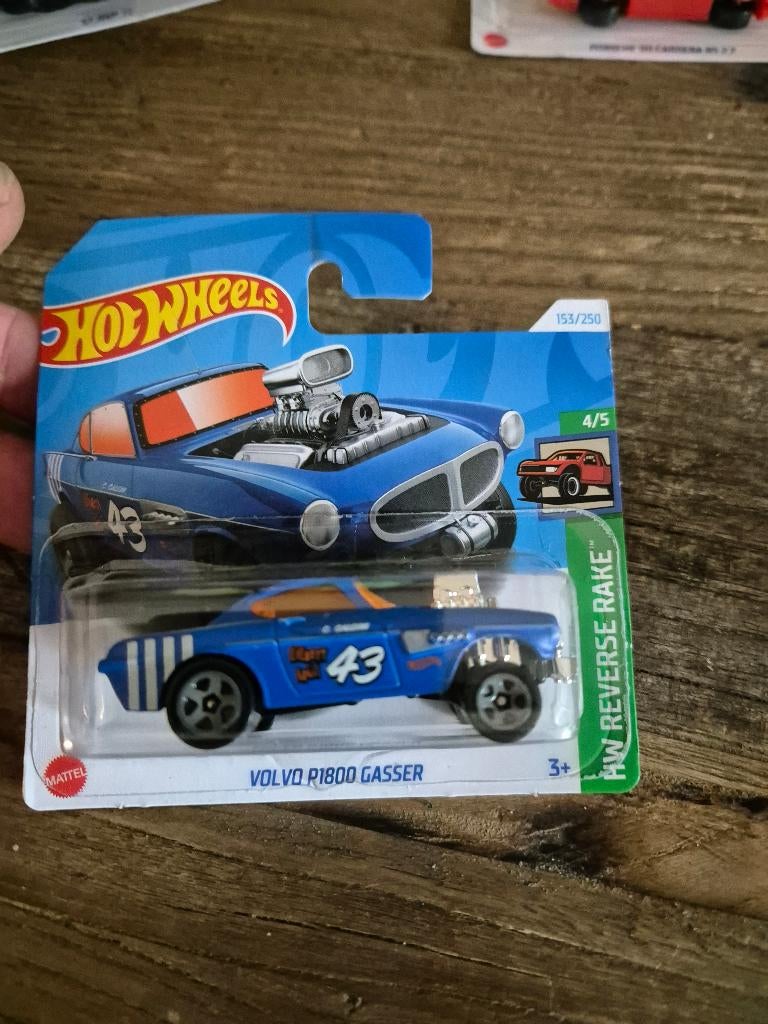 hot wheels volvo p1800 gasser hw reverse rake, Ophalen of Verzenden, Nieuw, Auto