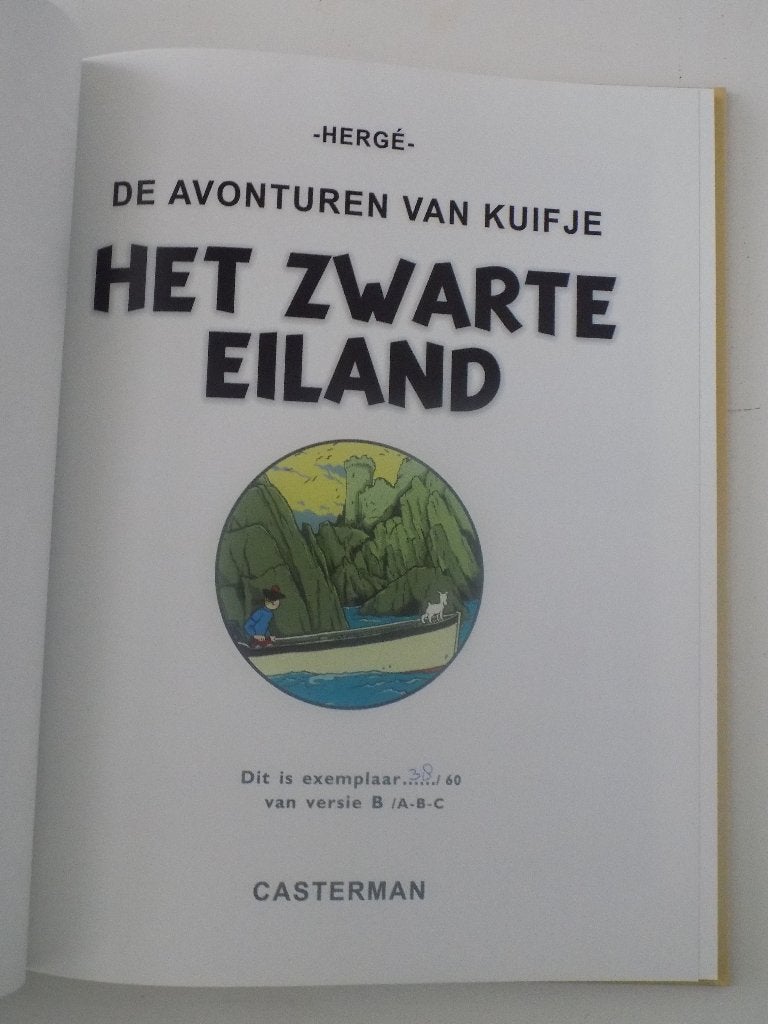 Kuifje - n2_HC_L_Het zwarte eiland [45_60], Eén stripboek, Ophalen of Verzenden, Nieuw
