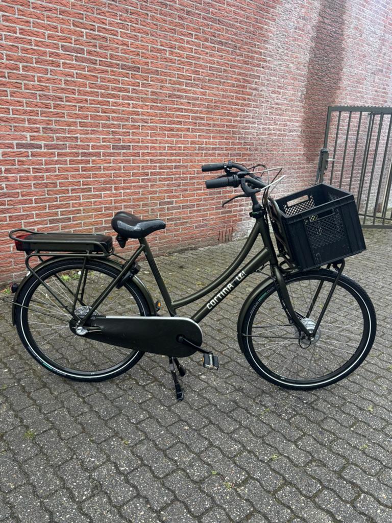 zgoh cortina eu4 transport 500 wh accu kilometerstand 2786, Ophalen, Gebruikt, Cortina, 50 km per accu of meer