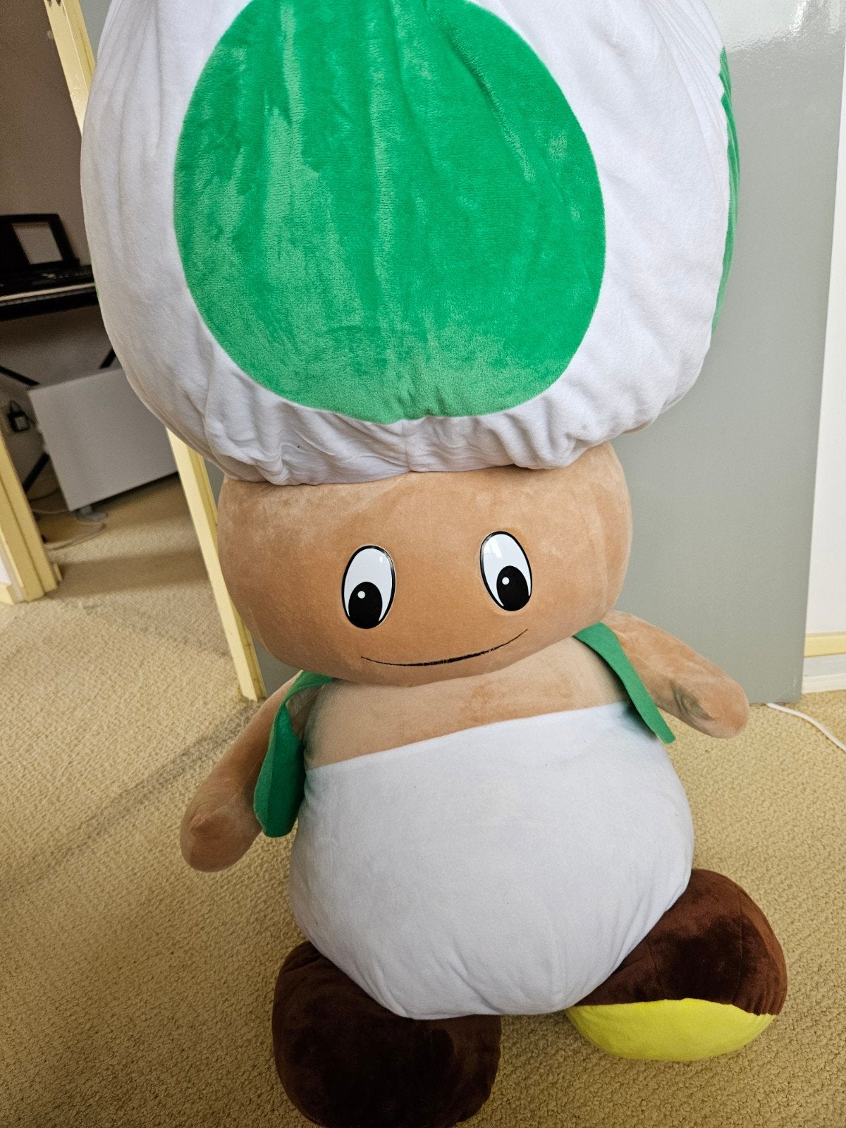 Grote Super Mario Toad knuffel - Zo goed als nieuw, Kinderen en Baby's, Speelgoed | Knuffels en Pluche, Ophalen, Overige typen