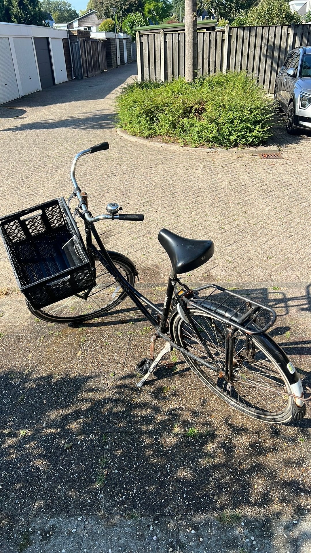 Omafiets – €20 | Ideale kroeg-, stations- of stadsfiets!, Fietsen en Brommers, 56 cm of meer, Ophalen, Gebruikt, Terugtraprem