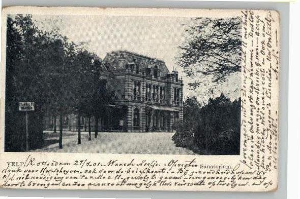 Velp Sanatorium  st 1901, Verzenden, Voor 1920, Gelopen, Gelderland