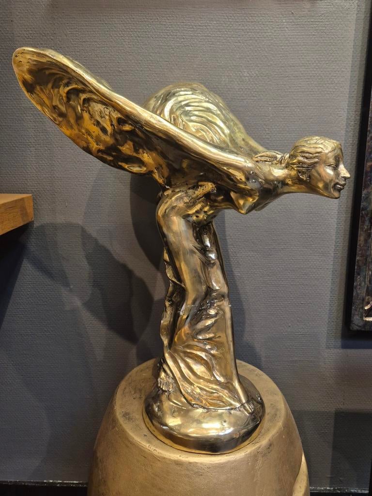 Spirit of ecstasy messing beeld 57 cm Rolls Royce, Ophalen of Verzenden