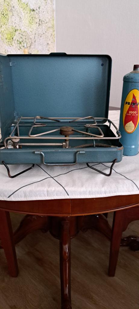 Vintage Primus 2000 Gasbrander - Draagbaar Kampeerfornuis, Caravans en Kamperen, Kampeeraccessoires, Ophalen of Verzenden, Gebruikt