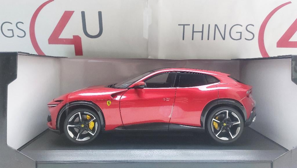 Polistil 1:18 Ferrari Purosangue rosso magma nieuw in doos, Hobby en Vrije tijd, Modelauto's | 1:18, Ophalen of Verzenden, Nieuw