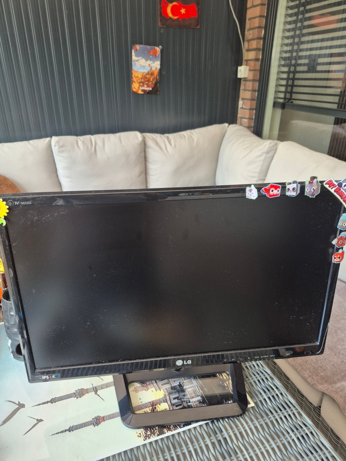 LG M2352D-PR LED TV Monitor (2012), Ophalen, 50 Hz, Gebruikt, LED