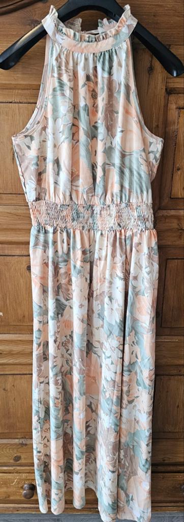 SHEIN VCAY Bloemen Maxi-jurk – Maat L – Nooit gedragen!, Overige kleuren, Maat 42/44 (L), Nieuw, Ophalen of Verzenden