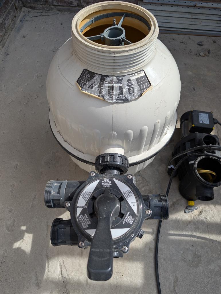 Zwembadfilter, 2x LED PAR56 lampen, Ophalen, Gebruikt, Overige typen