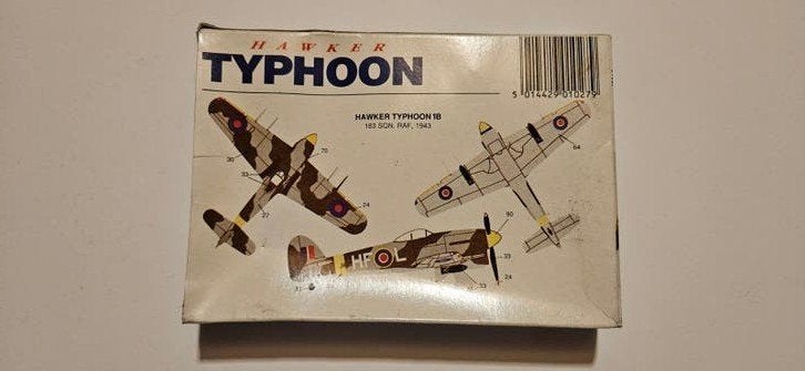 Airfix Hawker Typhoon  - 1:72, compleet, Overige merken, 1:72 tot 1:144, Gebruikt, Ophalen of Verzenden