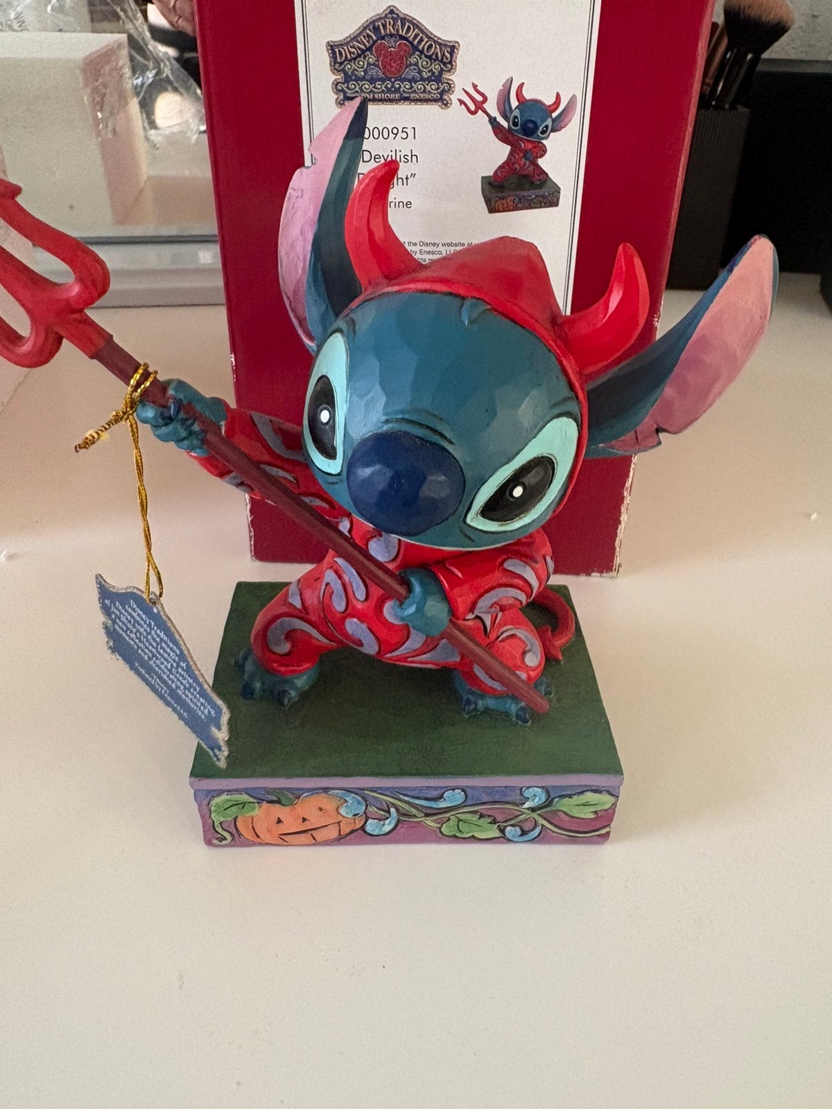 Disney traditions stitch develish delight 600951, Ophalen of Verzenden, Overige figuren, Zo goed als nieuw, Beeldje of Figuurtje