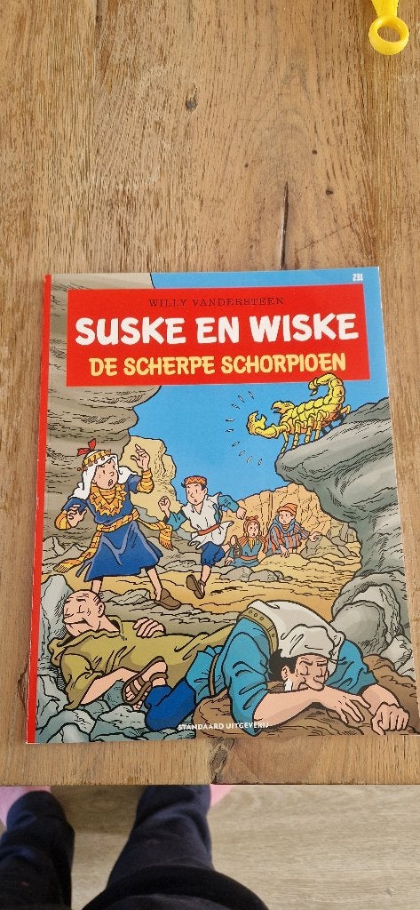 Suske en wiske de scherpe schorpioen, Eén stripboek, Ophalen of Verzenden, Zo goed als nieuw, Willy Vandersteen